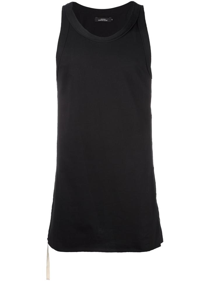 A New Cross Classic Tank Top, Men's, Size: Small, Black, Cotton