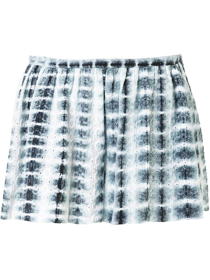 Thakoon Eyelet Tie-dye Shorts