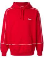 Supreme Piping Hooded Sweatshirt - Red