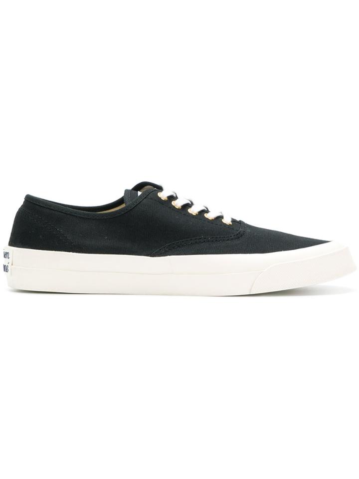 Maison Kitsuné Low Top Sneakers - Black