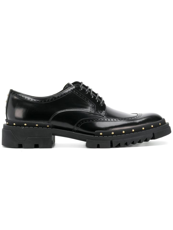 Versace Classic Derby Shoes - Black
