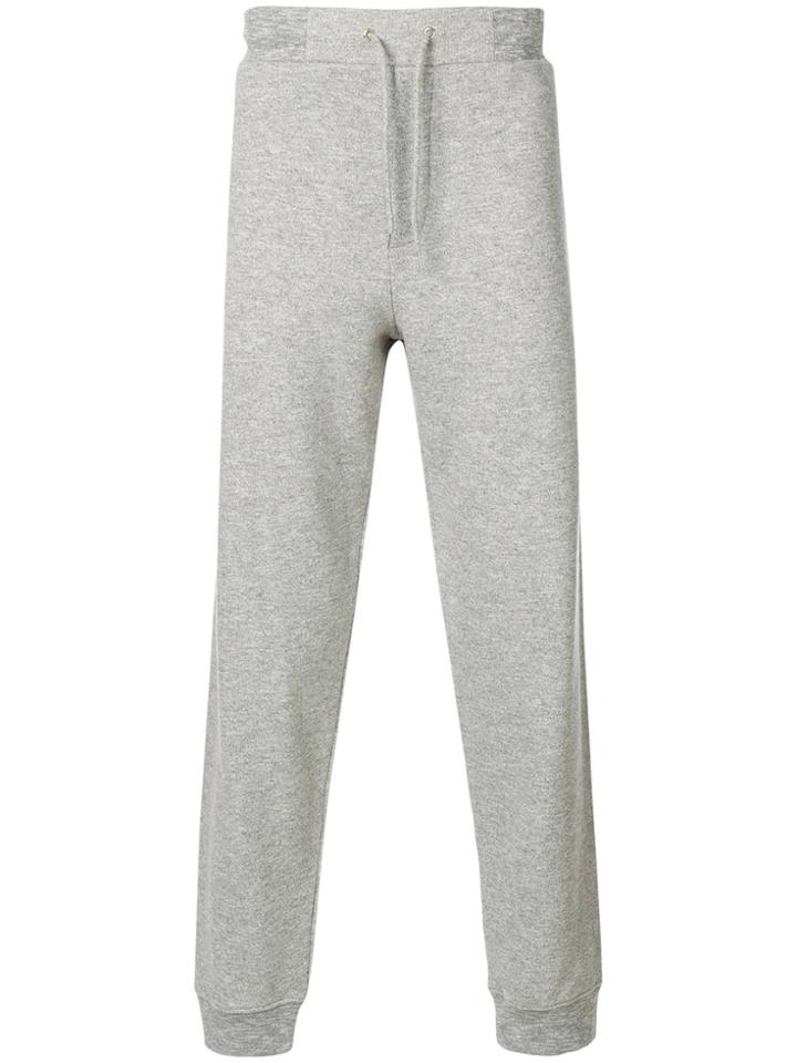 Mcq Alexander Mcqueen Logo Embroidered Track Pants - Grey