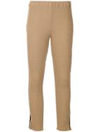 H Beauty & Youth Ribbed Leggings - Nude & Neutrals