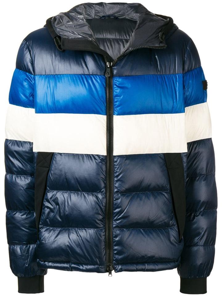 Peuterey Colour Block Padded Jacket - Blue