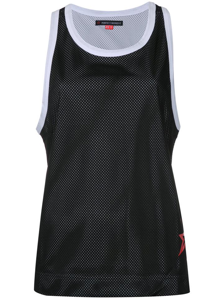 Perfect Moment - Mesh Tank - Women - Polyester - Xs, Black, Polyester