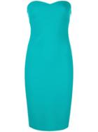 Likely Short Strapless Dress - Blue