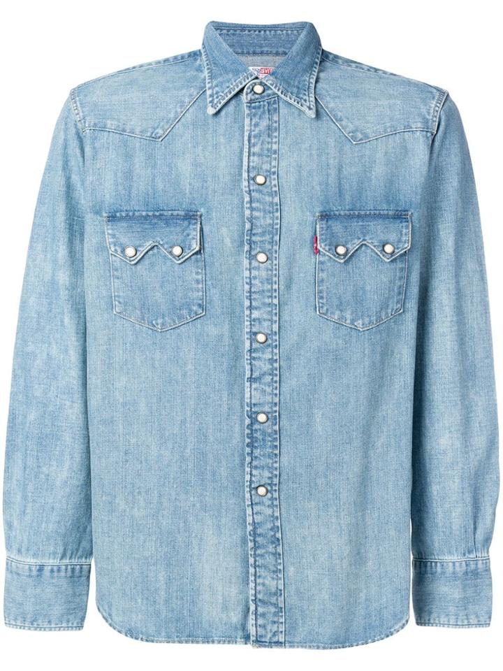 Levi's Chest Pocket Denim Shirt - Blue