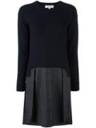 Carven Sweater Dress, Women's, Size: Large, Blue, Wool