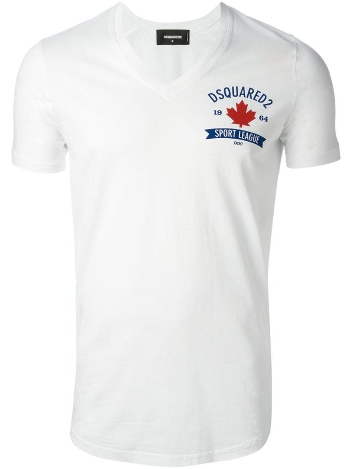 Dsquared2 V-neck T-shirt - White