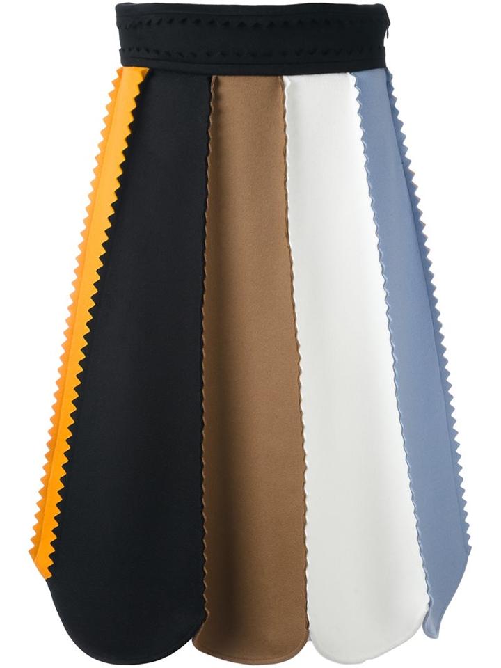 Salvatore Ferragamo Panelled A-line Skirt