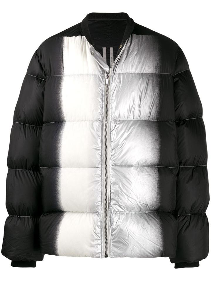 Rick Owens Flight Degradé Puffer Jacket - Black