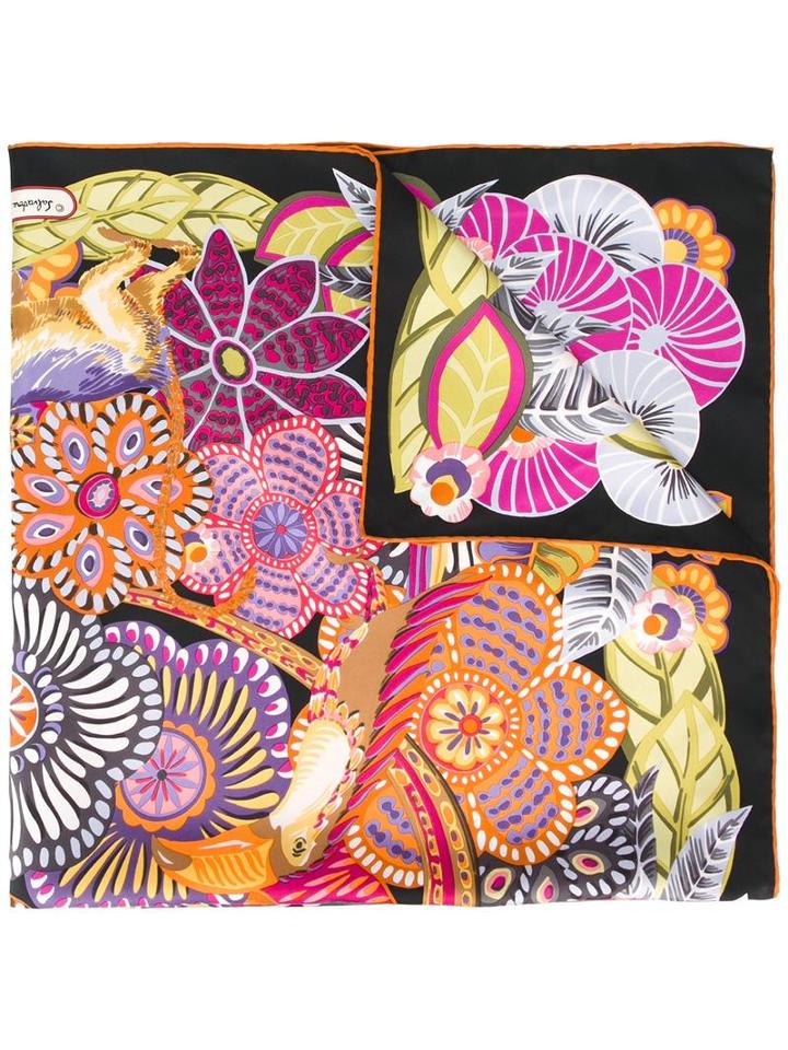 Salvatore Ferragamo - 'foulard' Scarf - Women - Silk - One Size, Women's, Silk