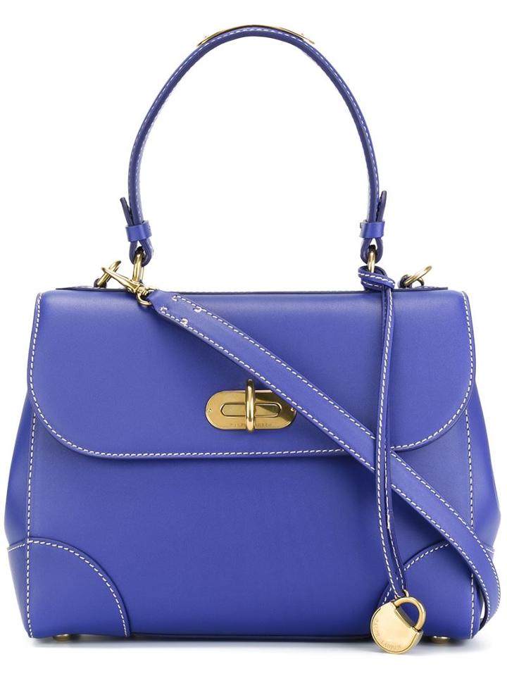 Ralph Lauren Flap Closure Tote Bag