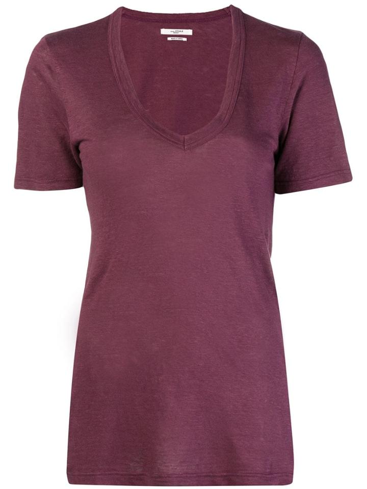 Isabel Marant Étoile Short-sleeve Fitted T-shirt - Pink