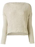 Daniel Andresen - Kainen Jumper - Women - Cotton/linen/flax - M, Nude/neutrals, Cotton/linen/flax