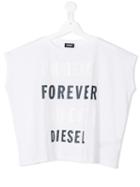 Diesel Kids - Forever T-shirt - Kids - Cotton - 6 Yrs, White