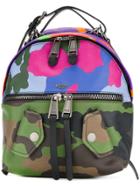Moschino Clashing Camouflage Biker Backpack - Multicolour