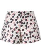 Giamba - Cherry Brocade Shorts - Women - Polyester/polyimide - 40, Nude/neutrals, Polyester/polyimide
