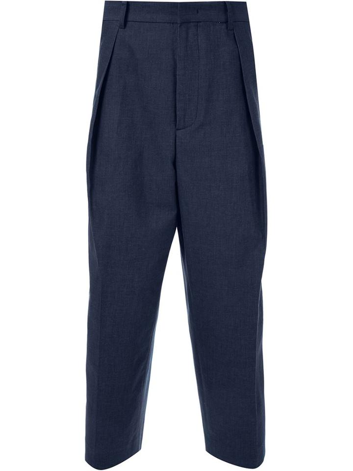 Juun.j Wide Leg Drop-crotch Trousers