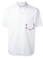 Jimi Roos - Embroidered Detail Shirt - Men - Cotton - S, White, Cotton