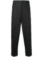 3.1 Phillip Lim Cropped Pleated Trouser - Black