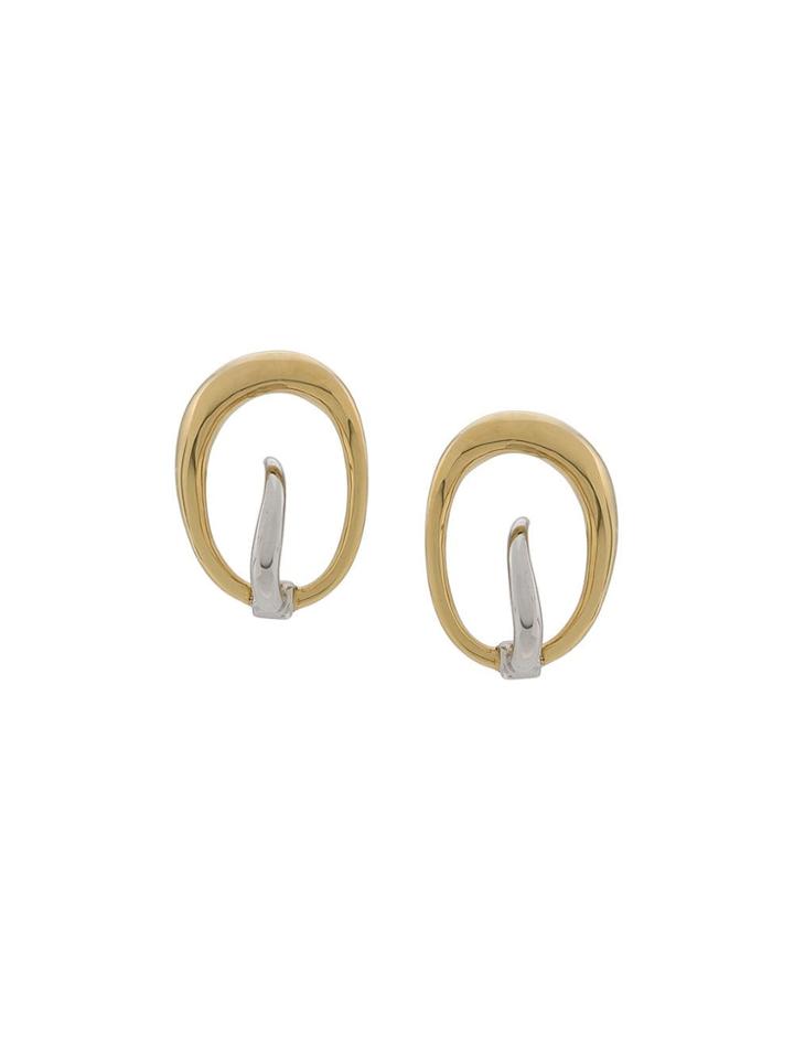 Charlotte Chesnais Turtle Earrings - Gold