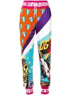 Dolce & Gabbana Super Heroine Print Track Trousers - Multicolour