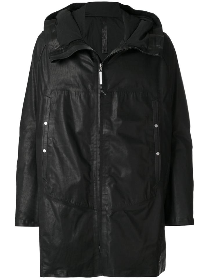 Isaac Sellam Experience Hooded Fisherman Coat - Black
