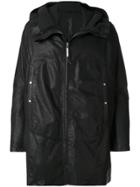 Isaac Sellam Experience Hooded Fisherman Coat - Black