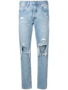 Levi's: Made & Crafted Classic Ripped Jeans - Blue