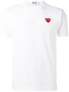Comme Des Garçons Play - Heart Logo Patch T-shirt - Men - Cotton - M, White, Cotton