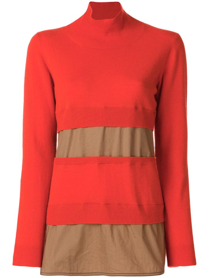 Marni Turtle Neck Sweater - Yellow & Orange