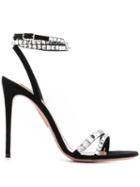 Aquazzura So Vera 105 Sandals - Black