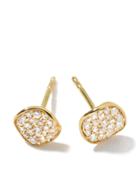 Ippolita Mini Flower Stud Earrings In 18k Gold With Diamonds