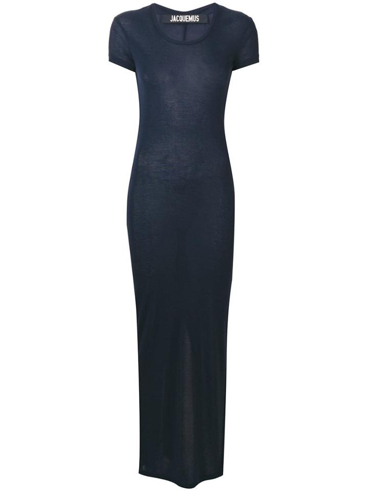 Jacquemus Navy Maglietta Dress - Blue