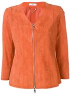 Desa 1972 Suede Fitted Jacket - Orange