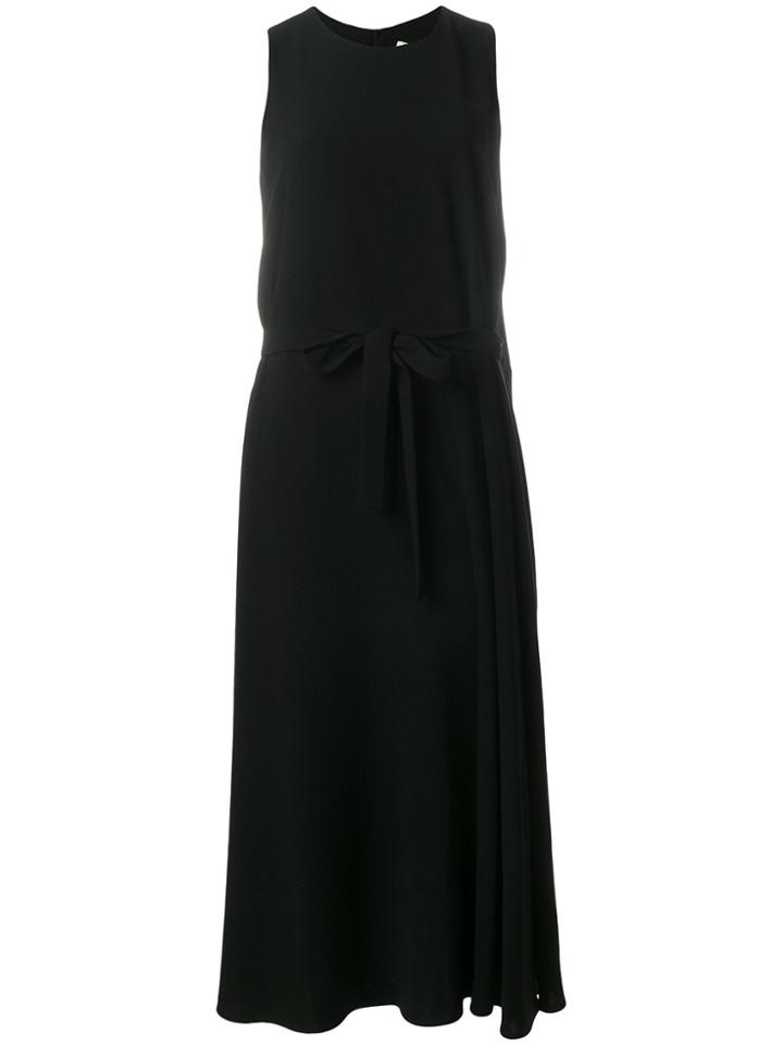 Lardini Belted Cropped Jumpsuit - Black