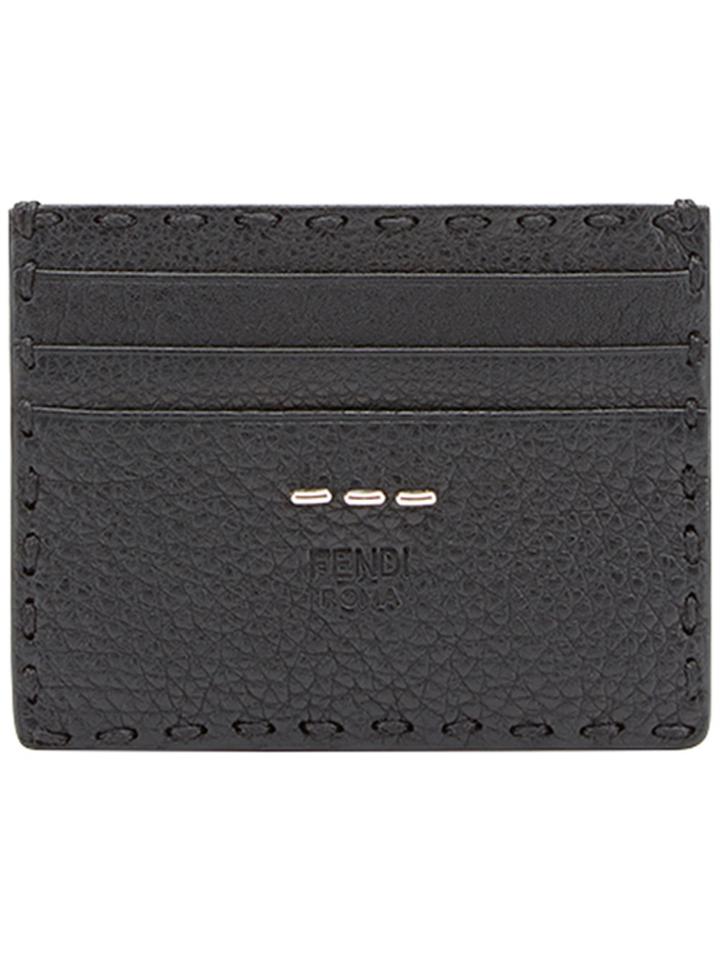 Fendi Selleria 6-slot Card Holder - Black