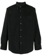 Bellerose Plain Corduroy Shirt - Black