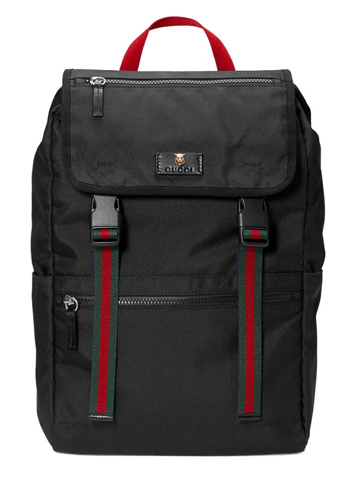 Gucci Technical Canvas Backpack - Black