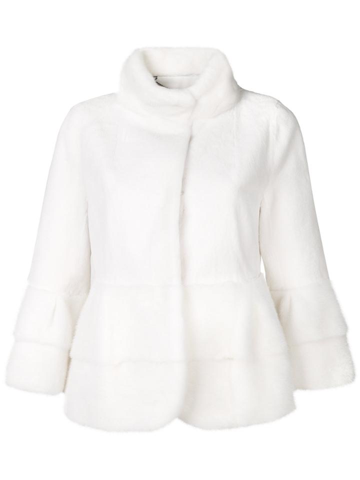 Cara Mila Bella Fur Jacket - White