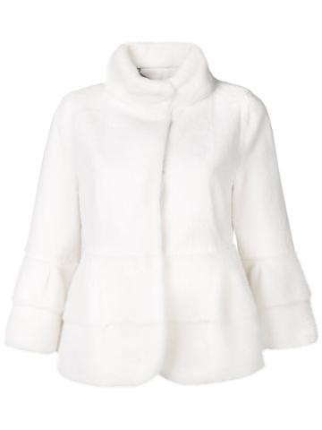 Cara Mila Bella Fur Jacket - White