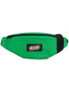 Msgm Logo Patch Belt Bag - Green