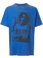 Fake Alpha Vintage John Lennon Print T-shirt - Blue