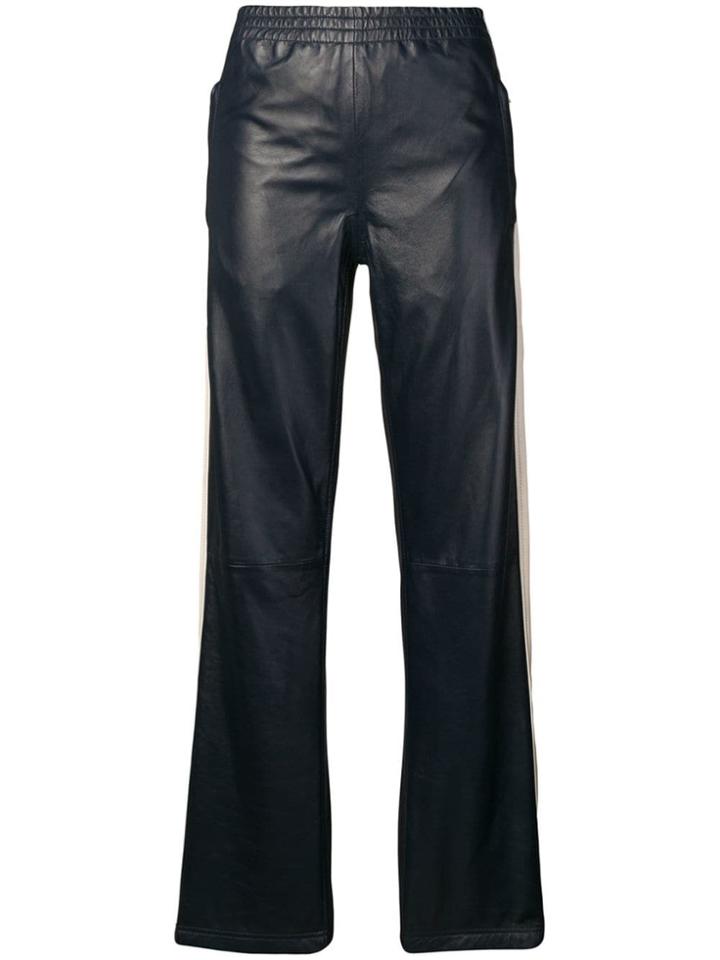 P.a.r.o.s.h. Wet Look Trousers - Blue