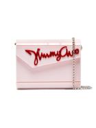 Jimmy Choo Pink Candy Acrylic Clutch - Pink & Purple