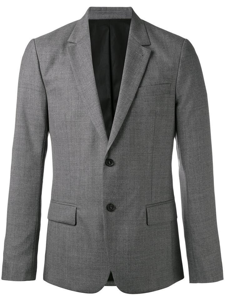 Ami Alexandre Mattiussi - Classic Blazer - Men - Viscose/wool - 48, Grey, Viscose/wool