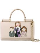 Dolce & Gabbana Mini 'von' Shoulder Bag, Women's, Nude/neutrals