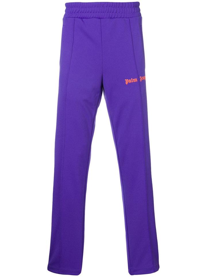 Palm Angels Logo Track Trousers - Purple