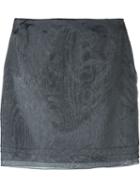 Romeo Gigli Vintage Layered Skirt, Women's, Size: 42, Grey
